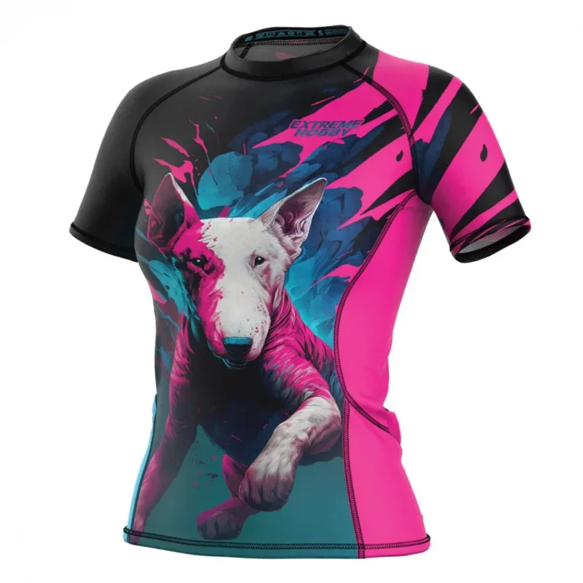 Dámský rashguard s krátkým rukávem VIVID BULTERIER