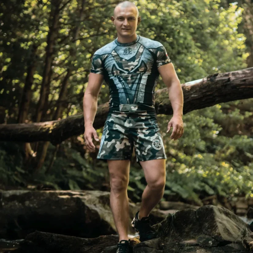 Pánské kraťasy Athletic MILITARY