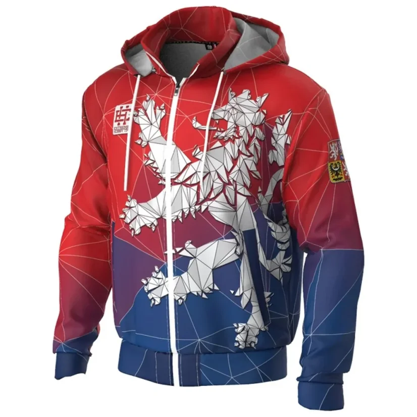 Pánská sportovní mikina ČESKÝ LEV
