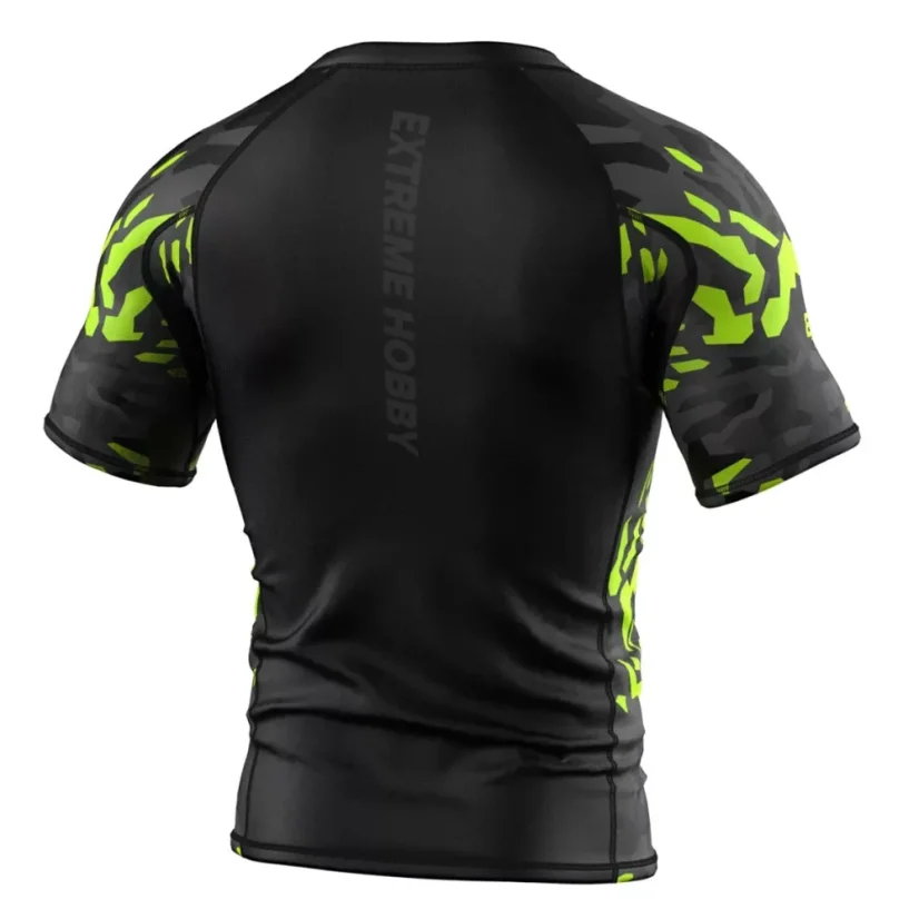 Pánský rashguard s krátkým rukávem BLACK PANTHER
