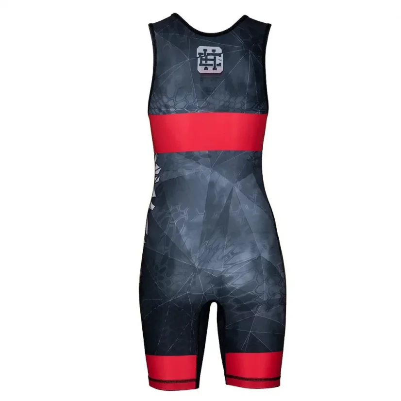 Dámský wrestlingový dres POLSKA CAMO - Barva: MODRÁ, Velikost: XS