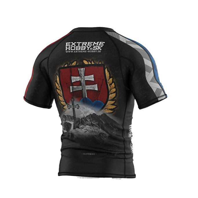 Pánský rashguard s krátkým rukávem SLOVENSKO / 24