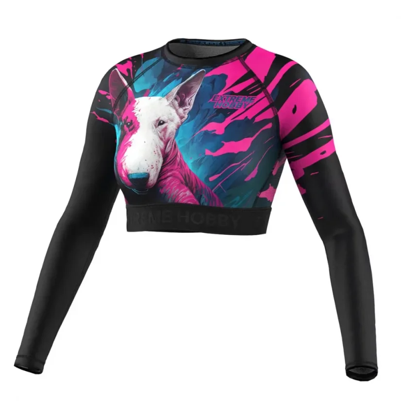 Dámský Crop Top rashguard s dlouhým rukávem VIVID BULTERIER