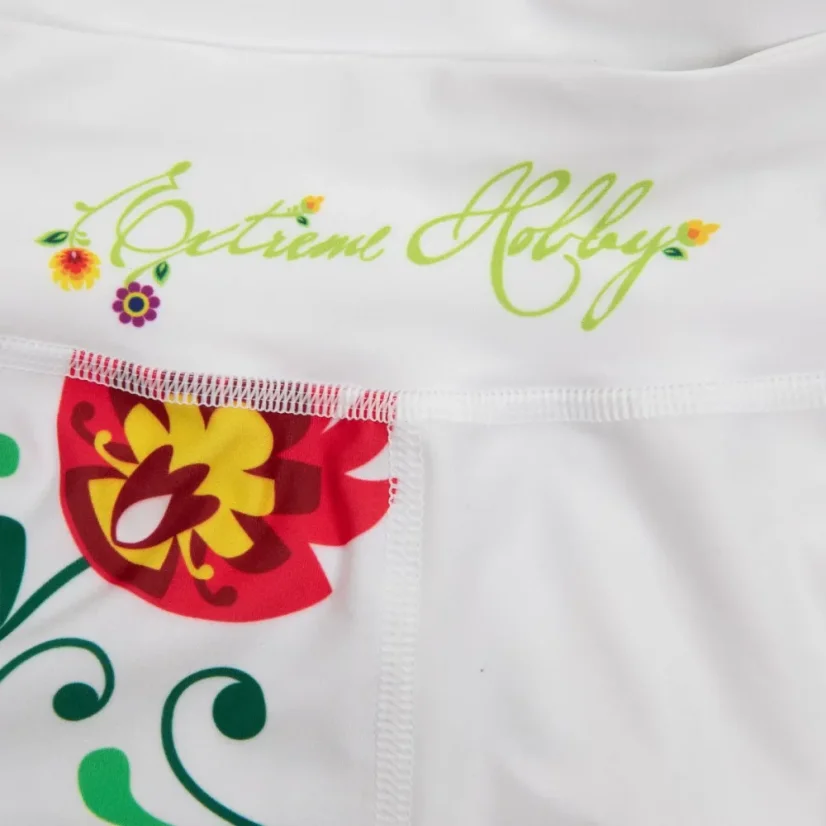 Dámské sportovní kraťasy FOLK 2 - Barva: BÍLÝ, Velikost: L