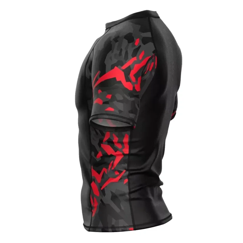 Pánský rashguard s krátkým rukávem BLACK PANTHER