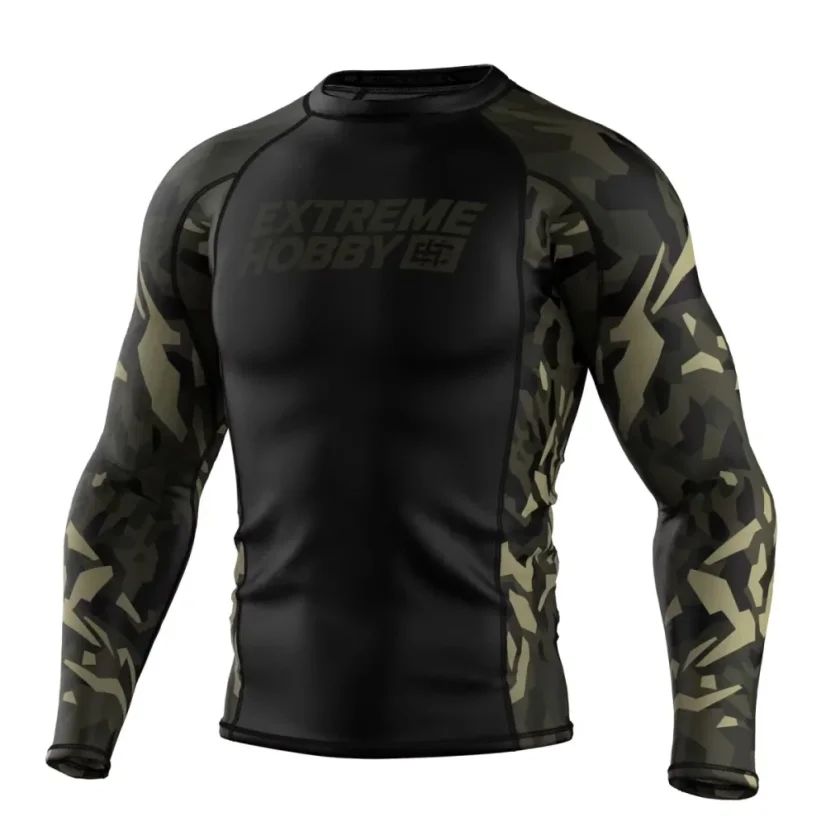 Pánský rashguard s dlouhým rukávem JUNGLE PANTHER