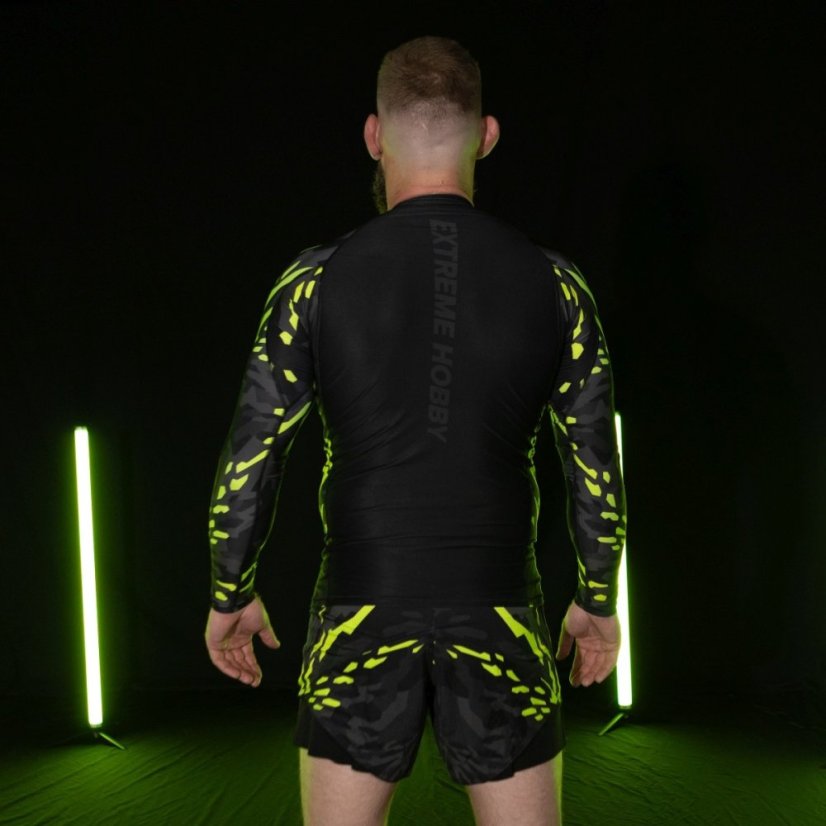 Pánský rashguard s dlouhým rukávem BLACK PANTHER