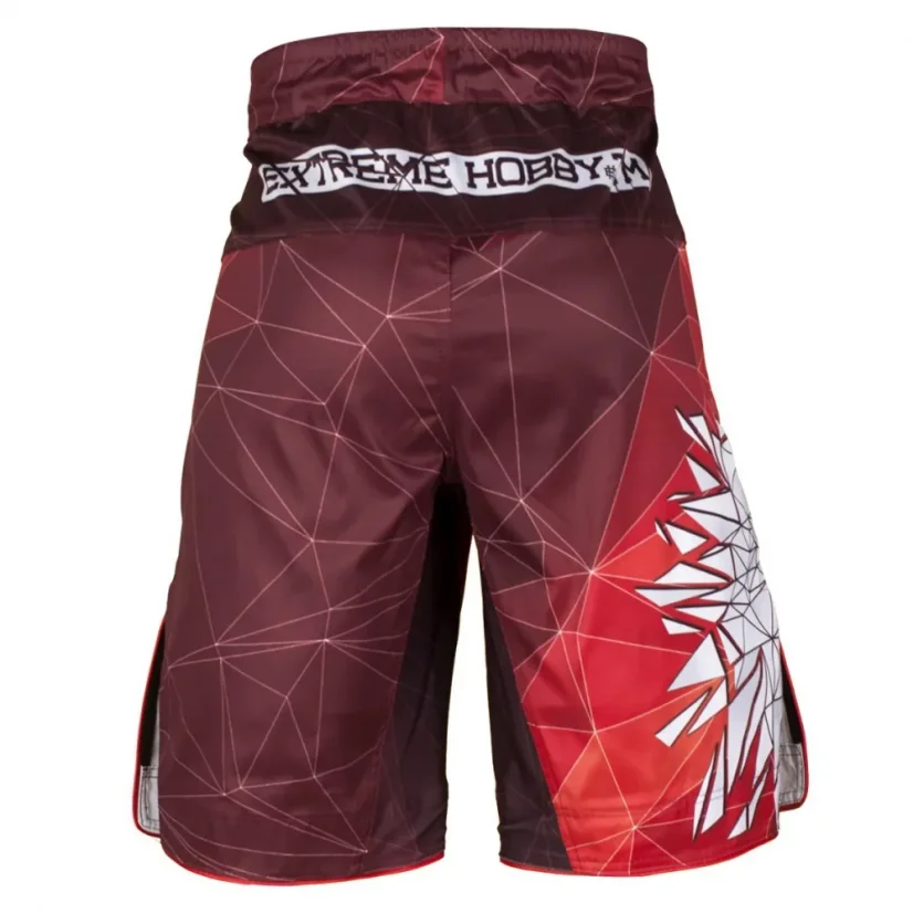 Pánske kraťasy Grappling POLSKA red