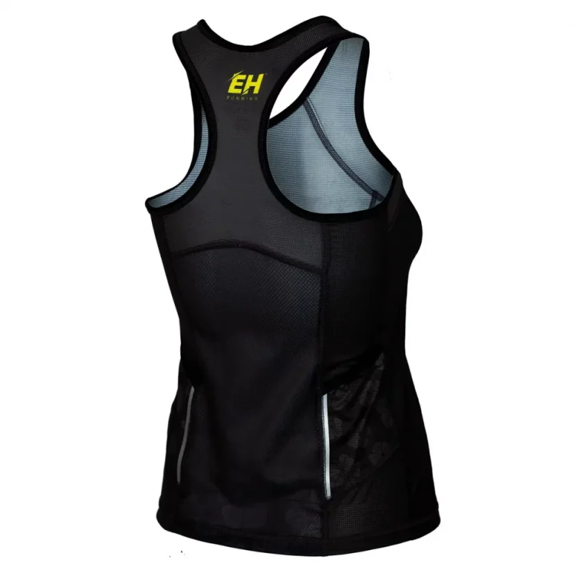 Dámský Tank Top běžecký FLOWERS - Barva: RŮŽOVÝ, Velikost: S