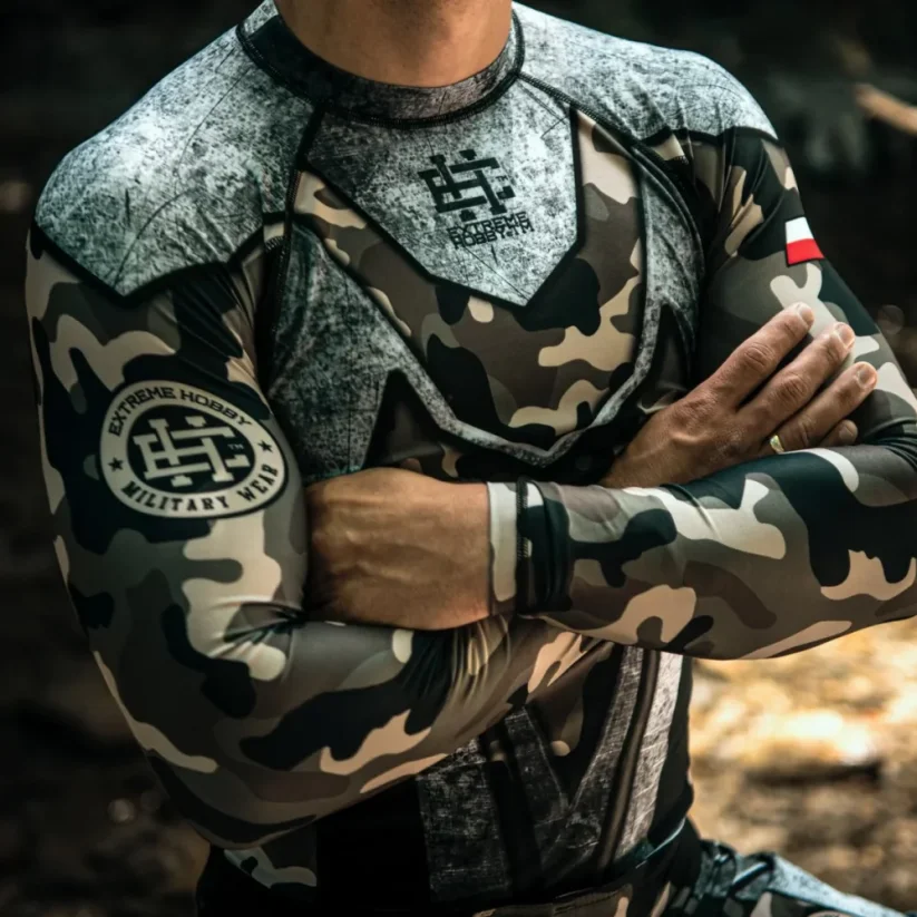 Pánský rashguard s dlouhým rukávem MILITARY