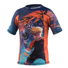 Dětský rashguard s krátkým rukávem TIGER