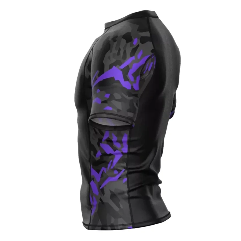 Pánský rashguard s krátkým rukávem BLACK PANTHER