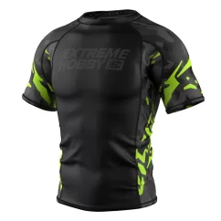 Pánský rashguard s krátkým rukávem BLACK PANTHER