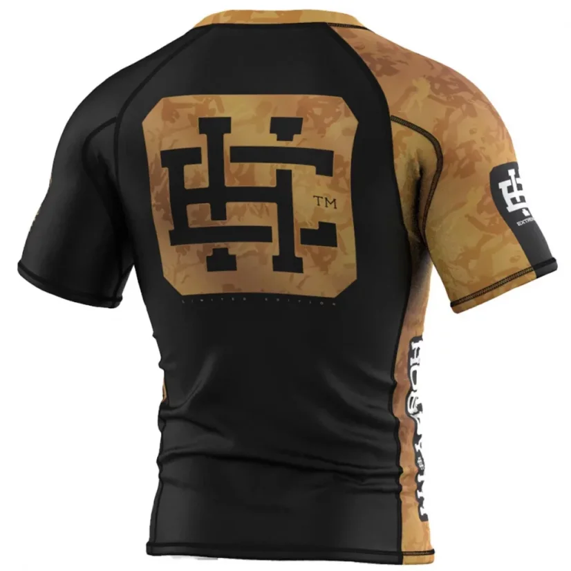 Pánský rashguard s krátkým rukávem GOLDEN WARRIOR