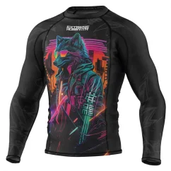 Pánský rashguard s dlouhým rukávem CYBER ANIMALS