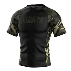 Pánský rashguard s krátkým rukávem JUNGLE PANTHER