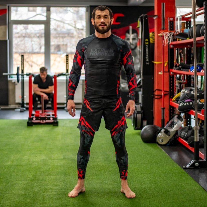 Pánský rashguard s dlouhým rukávem BLACK PANTHER