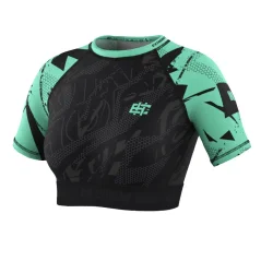 Dámský Crop Top rashguard s krátkým rukávem  NEO