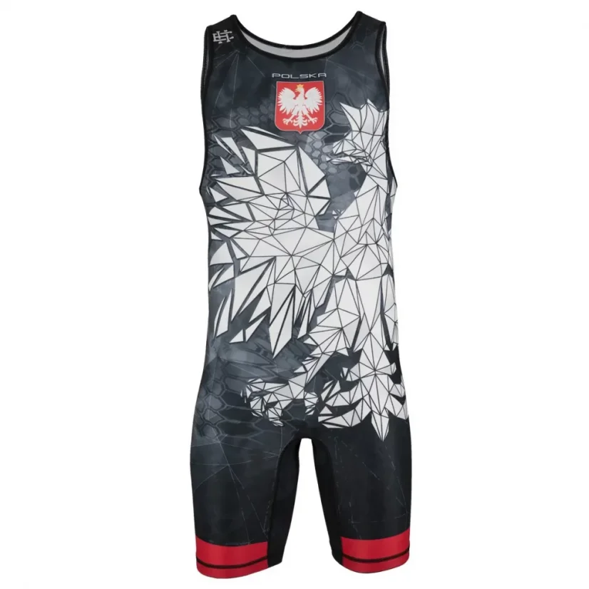 Pánský wrestlingový dres POLSKA CAMO