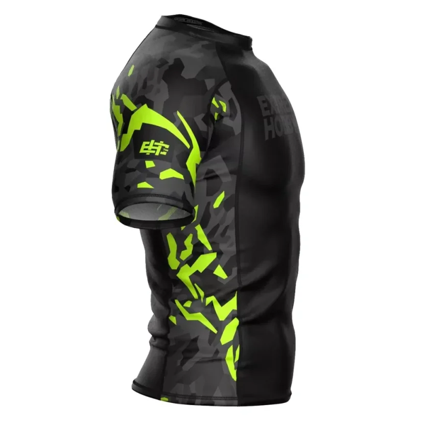 Pánský rashguard s krátkým rukávem BLACK PANTHER