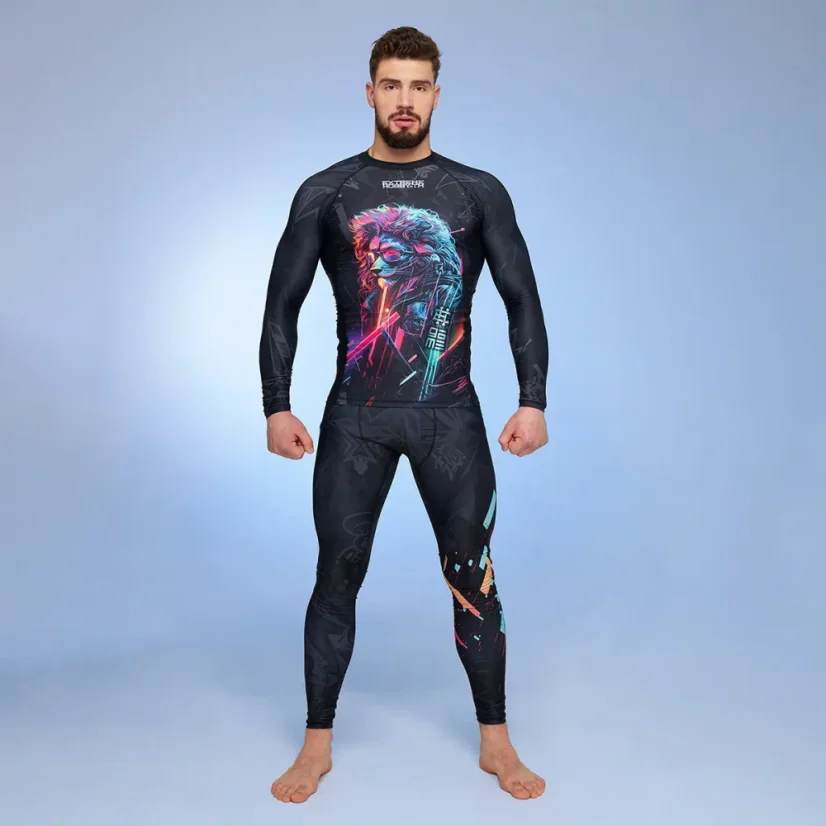 Pánské sportovní legíny CYBER ANIMALS