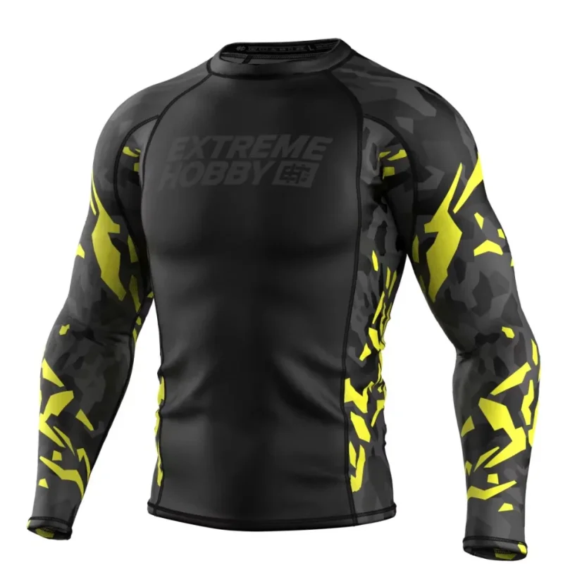 Pánský rashguard s dlouhým rukávem BLACK PANTHER