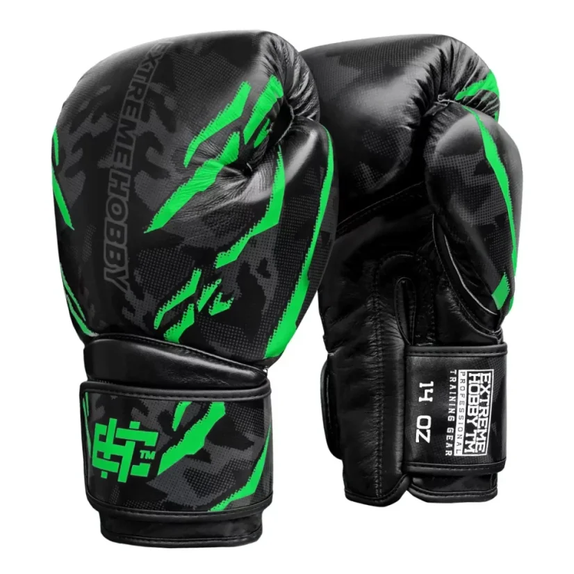 Boxovací rukavice BLACK PANTHER - Barva: BÍLÁ, Velikost: 10 OZ
