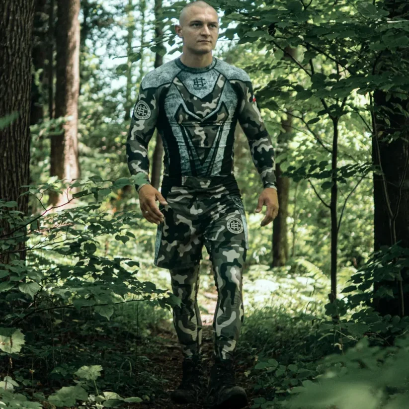 Pánský rashguard s dlouhým rukávem MILITARY