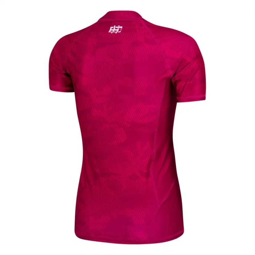 Dámský rashguard s krátkým rukávem HAVOC - Barva: MALINOVÝ, Velikost: M