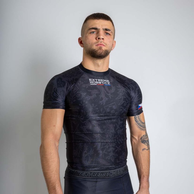 Pánský rashguard s krátkým rukávem ČESKO 2026