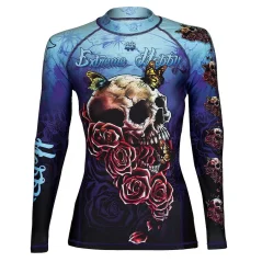 Dámský rashguard s dlouhým rukávem SKULL 2