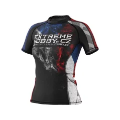 Dámský rashguard s krátkým rukávem ČESKO / 24