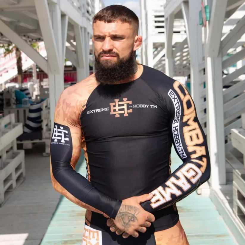 Pánský rashguard s dlouhým rukávem GOLDEN WARRIOR