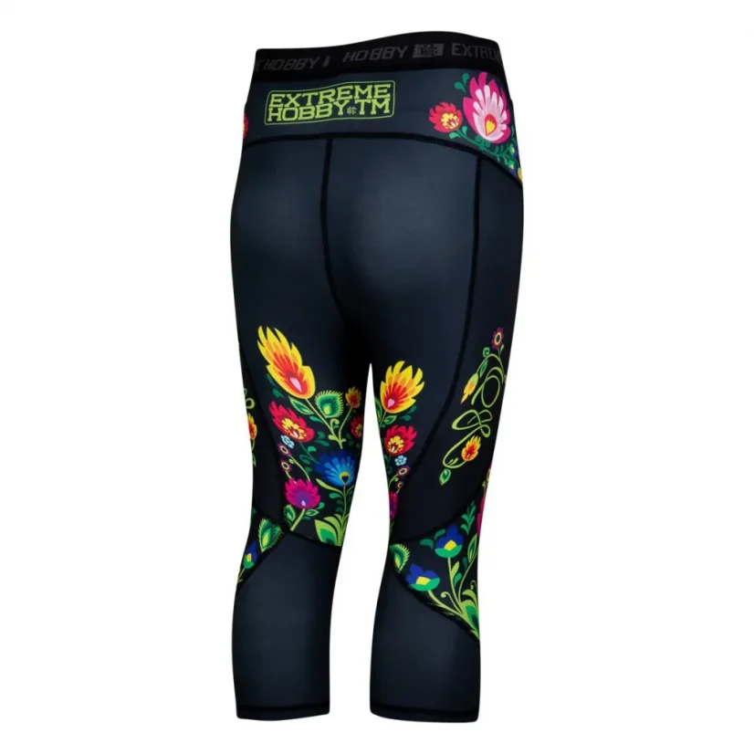 Dámské sportovní legíny 3/4 FOLK