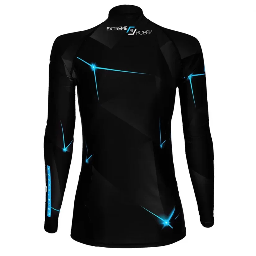 Dámský rashguard s dlouhým rukávem MT SPORT - Barva: RŮŽOVÝ, Velikost: S