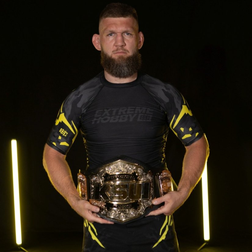 Pánský rashguard s krátkým rukávem BLACK PANTHER