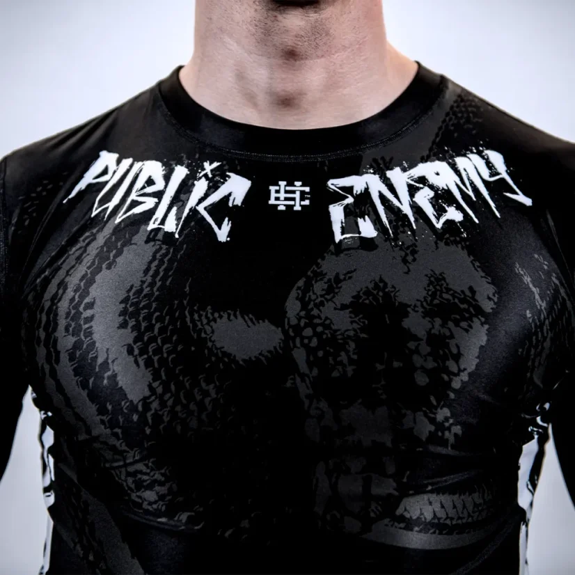 Pánský rashguard s dlouhým rukávem PUBLIC ENEMY