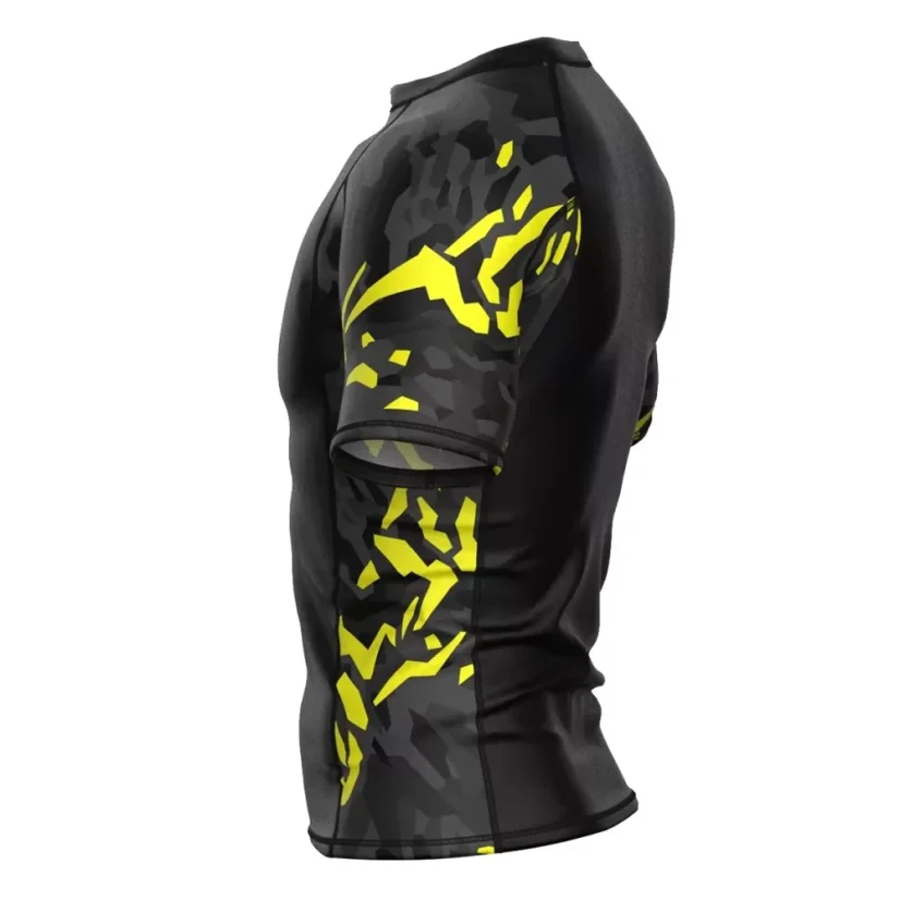 Pánský rashguard s krátkým rukávem BLACK PANTHER