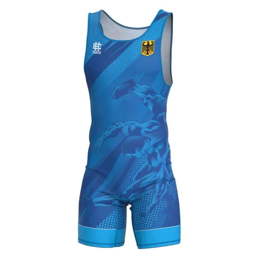 Pánský wrestlingový dres NĚMECKO
