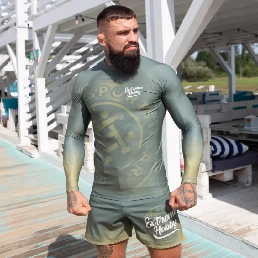 Pánský rashguard s dlouhým rukávem BADGE