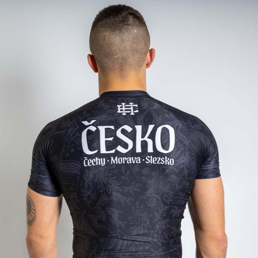 Pánský rashguard s krátkým rukávem ČESKO 2026