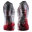 Pánský rashguard s krátkým rukávem POLSKA g/red
