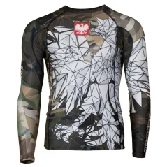 Pánský rashguard s dlouhým rukávem POLSKA CAMO