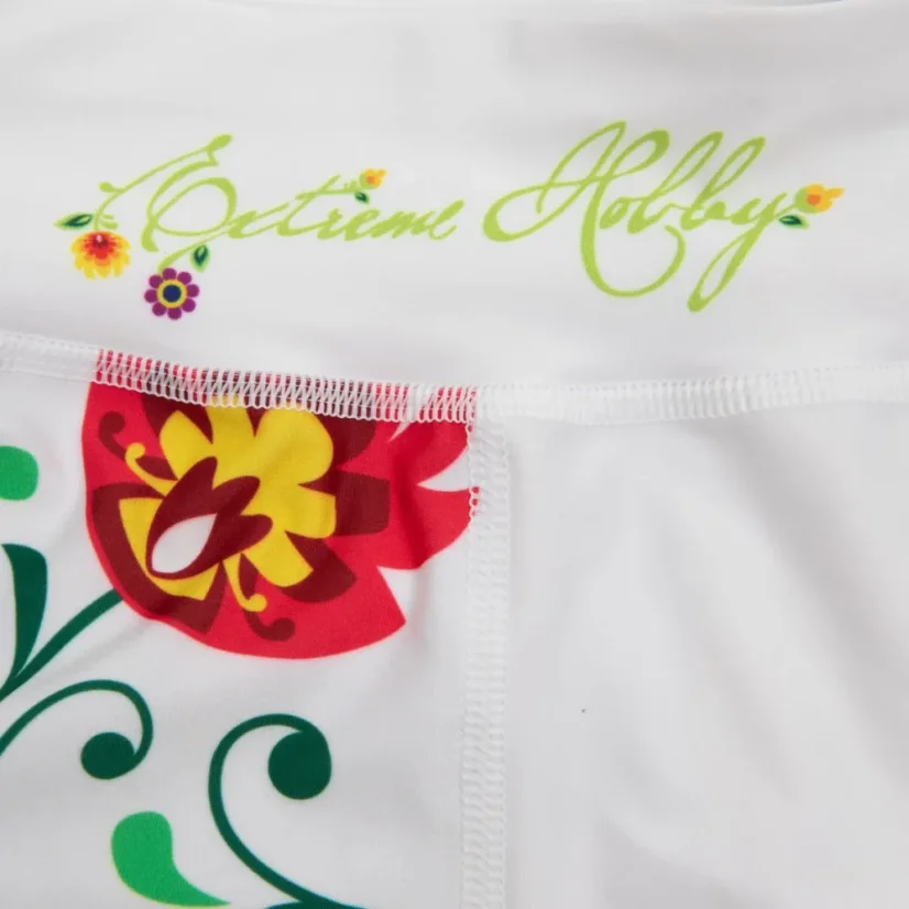 Dámské sportovní kraťasy FOLK 2 - Barva: BÍLÝ, Velikost: L