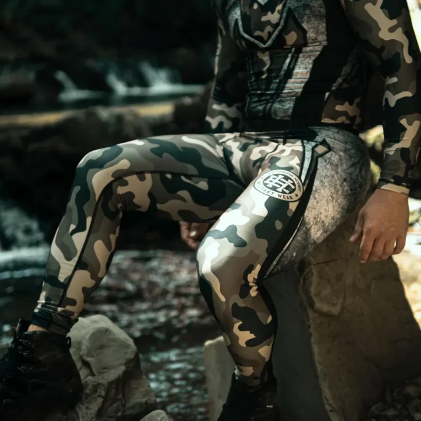 Pánské sportovní legíny MILITARY