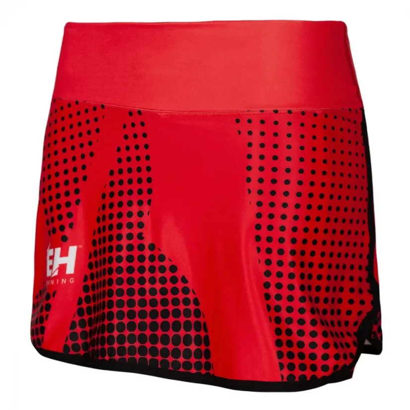 Dámská běžecká sukně HALFTONE - Barva: ČERVENÁ, Velikost: S