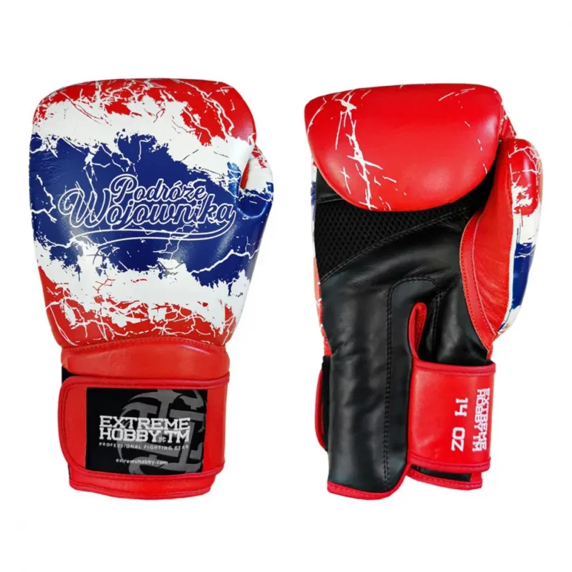 Boxovací rukavice PODRÓŻE WOJOWNIKA - Velikost: 14 OZ