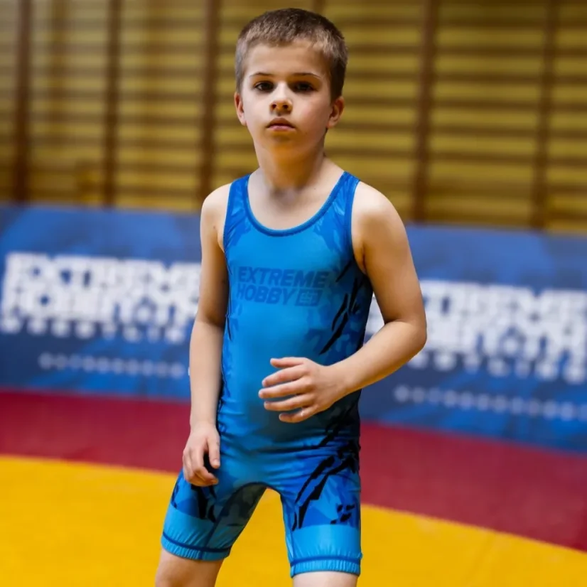 Dětský wrestlingový dres BLACK PANTHER