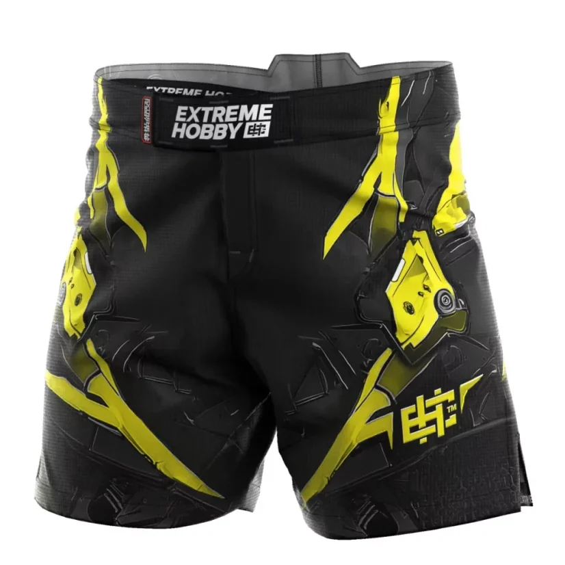 Pánské kraťasy Athletic IRON FORCE - Barva: LIMETKA, Velikost: XL