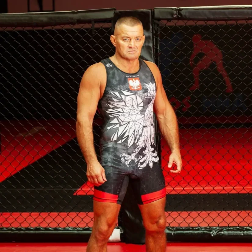 Pánský wrestlingový dres POLSKA CAMO